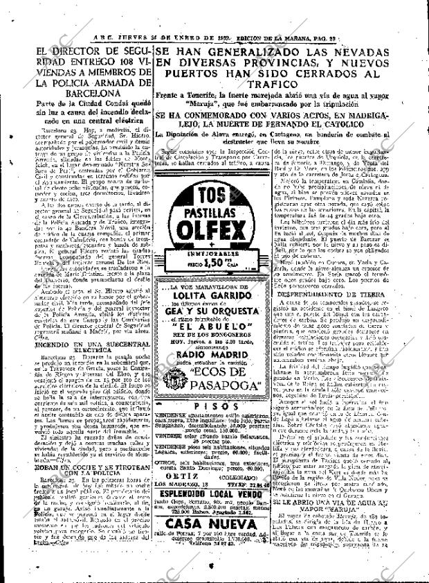 ABC MADRID 24-01-1952 página 23