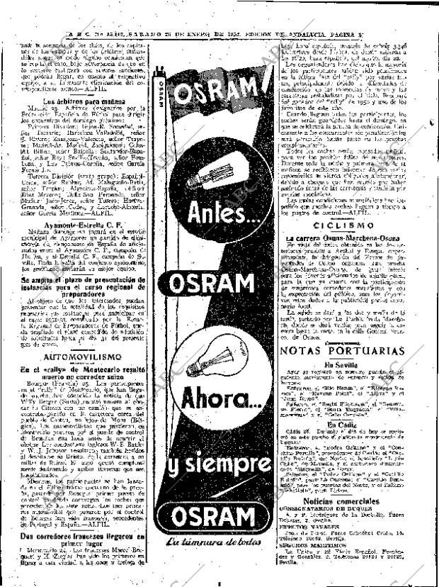 ABC SEVILLA 26-01-1952 página 16