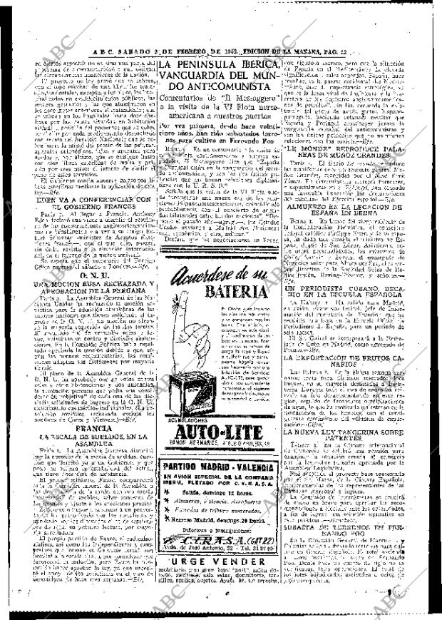 ABC MADRID 02-02-1952 página 12