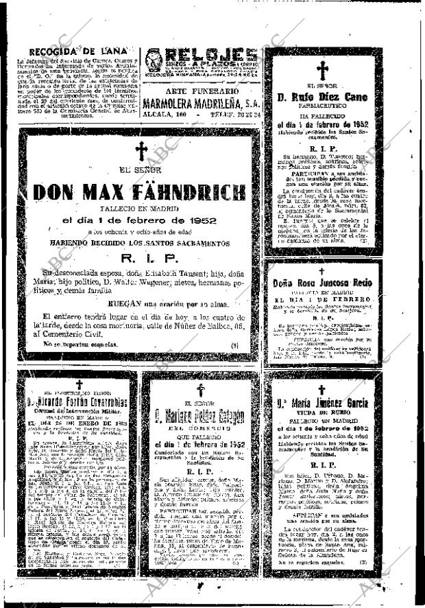 ABC MADRID 02-02-1952 página 28