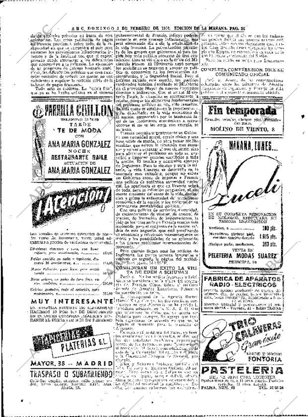 ABC MADRID 03-02-1952 página 26