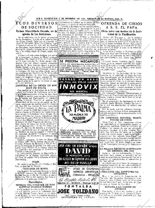 ABC MADRID 03-02-1952 página 30