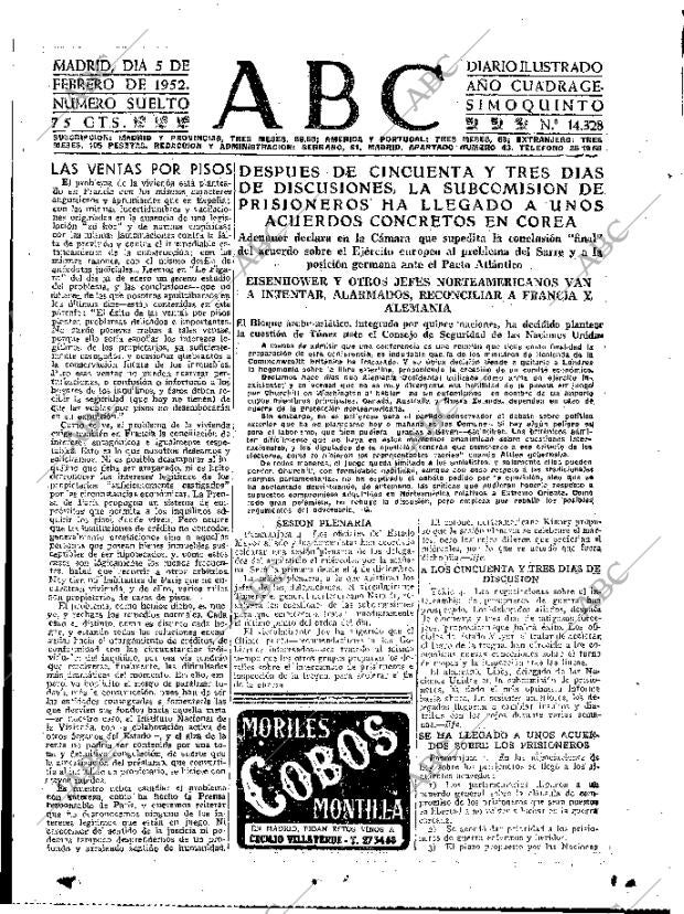 ABC MADRID 05-02-1952 página 15