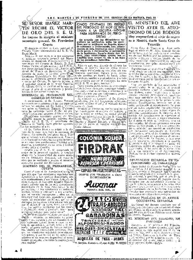 ABC MADRID 05-02-1952 página 18