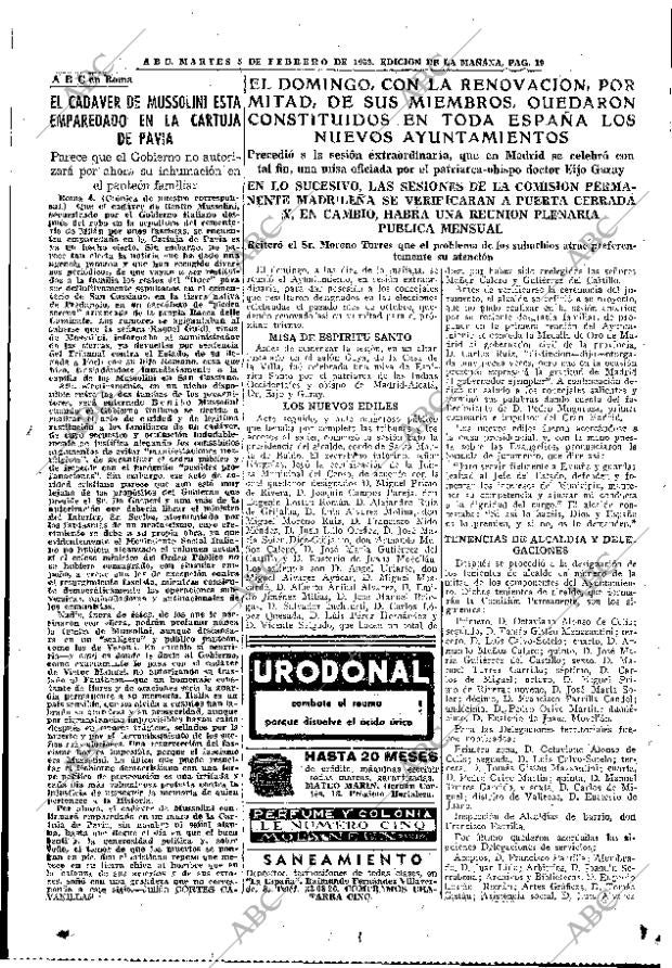 ABC MADRID 05-02-1952 página 19
