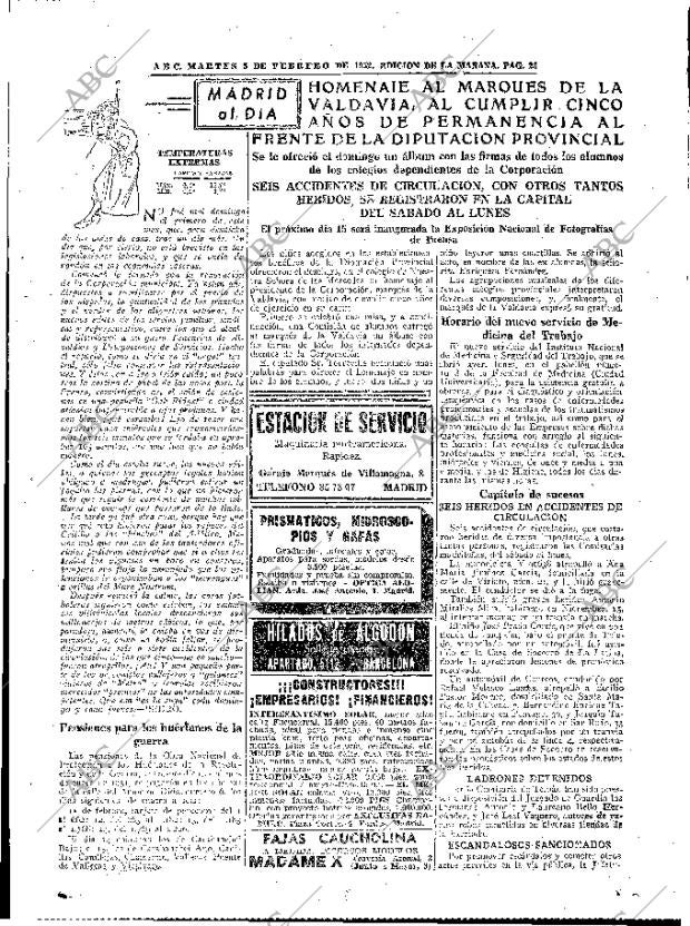 ABC MADRID 05-02-1952 página 23