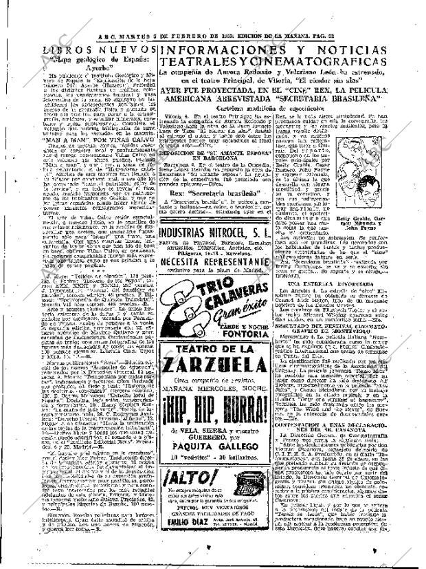 ABC MADRID 05-02-1952 página 33
