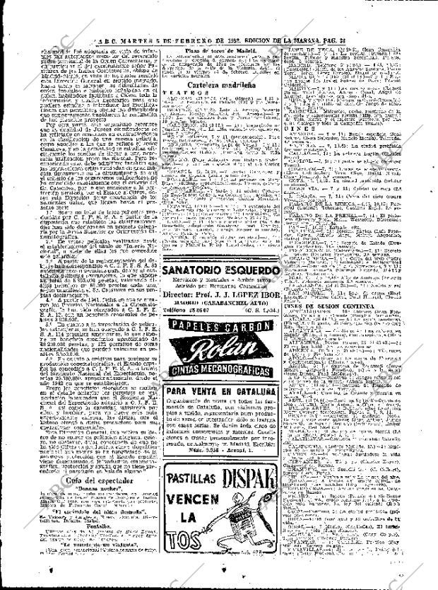 ABC MADRID 05-02-1952 página 34