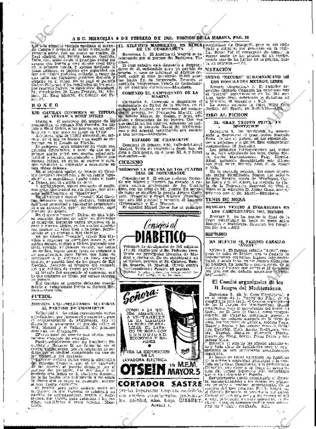 ABC MADRID 06-02-1952 página 20