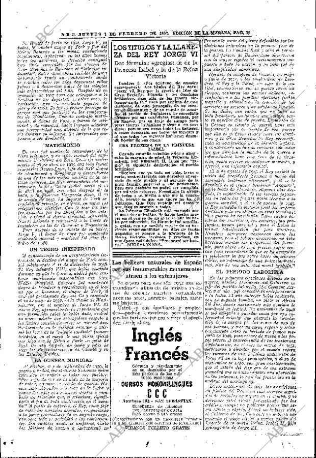 ABC MADRID 07-02-1952 página 12