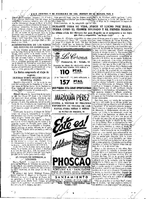 ABC MADRID 07-02-1952 página 9