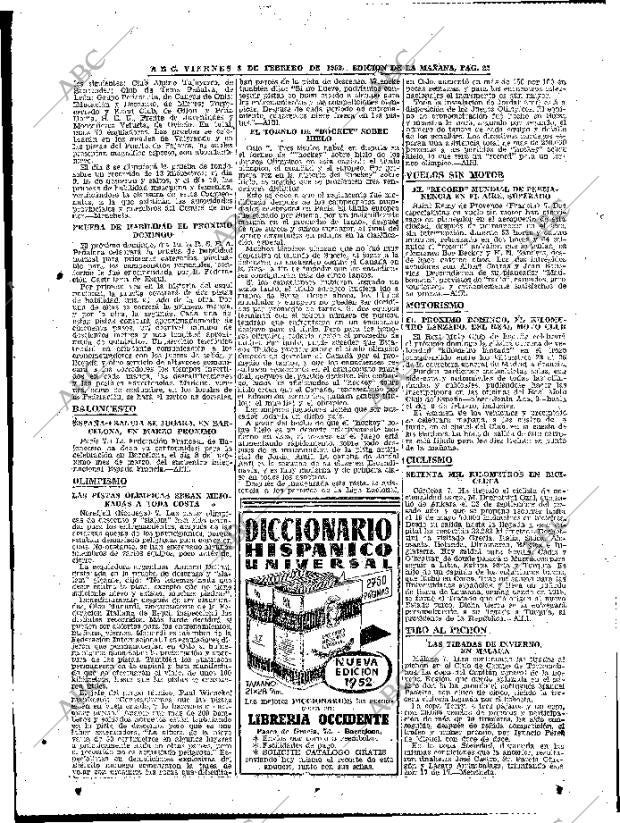 ABC MADRID 08-02-1952 página 22