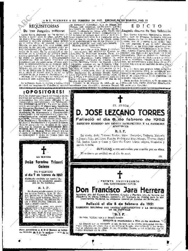 ABC MADRID 08-02-1952 página 26