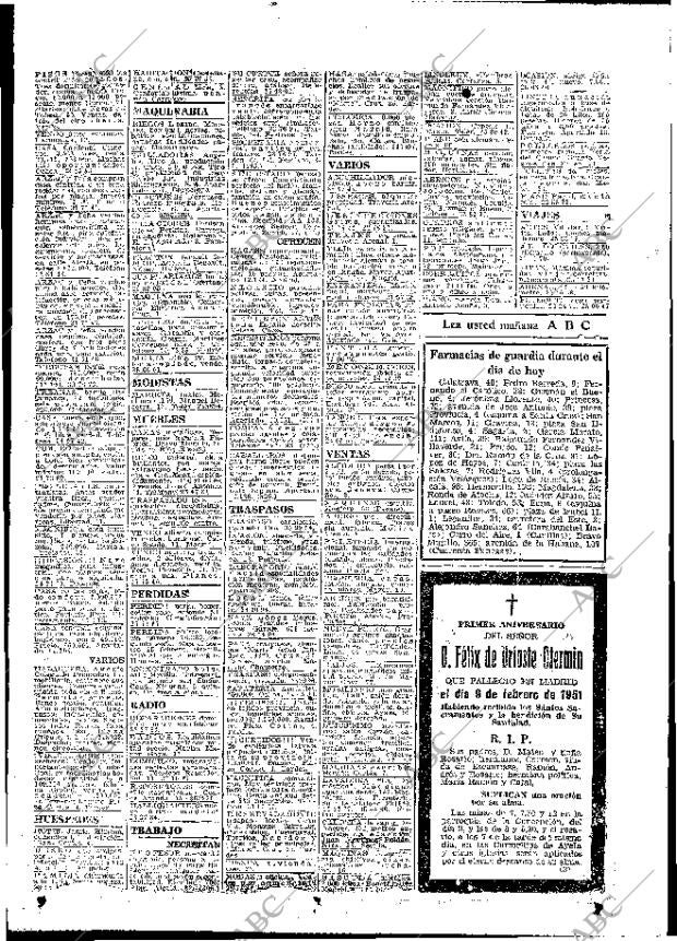 ABC MADRID 08-02-1952 página 28