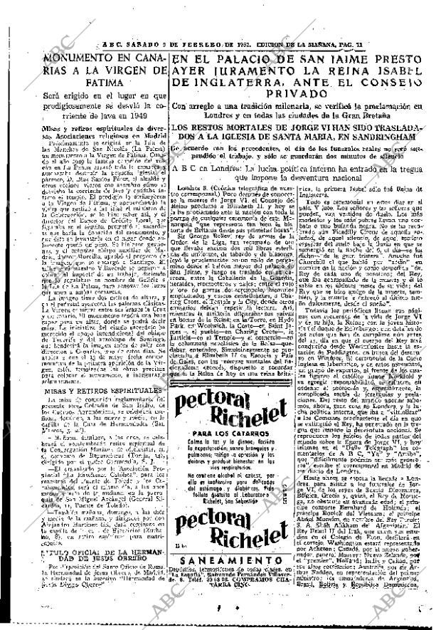 ABC MADRID 09-02-1952 página 11