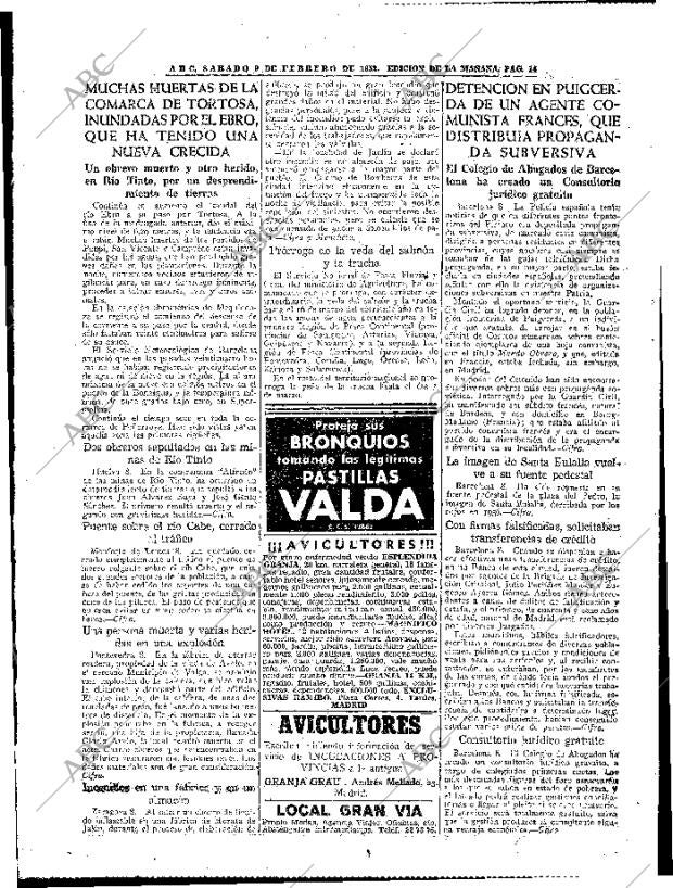 ABC MADRID 09-02-1952 página 14