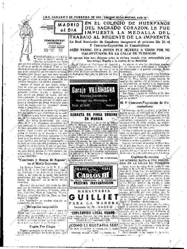 ABC MADRID 09-02-1952 página 15