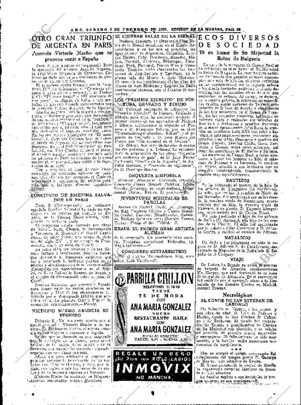 ABC MADRID 09-02-1952 página 20