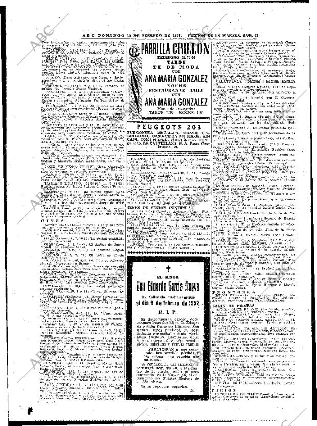 ABC MADRID 10-02-1952 página 40