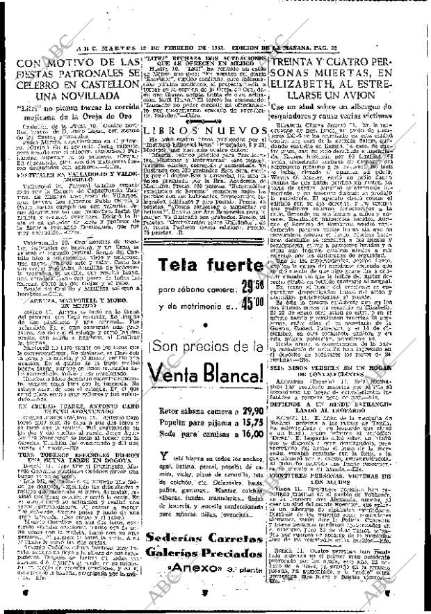 ABC MADRID 12-02-1952 página 32