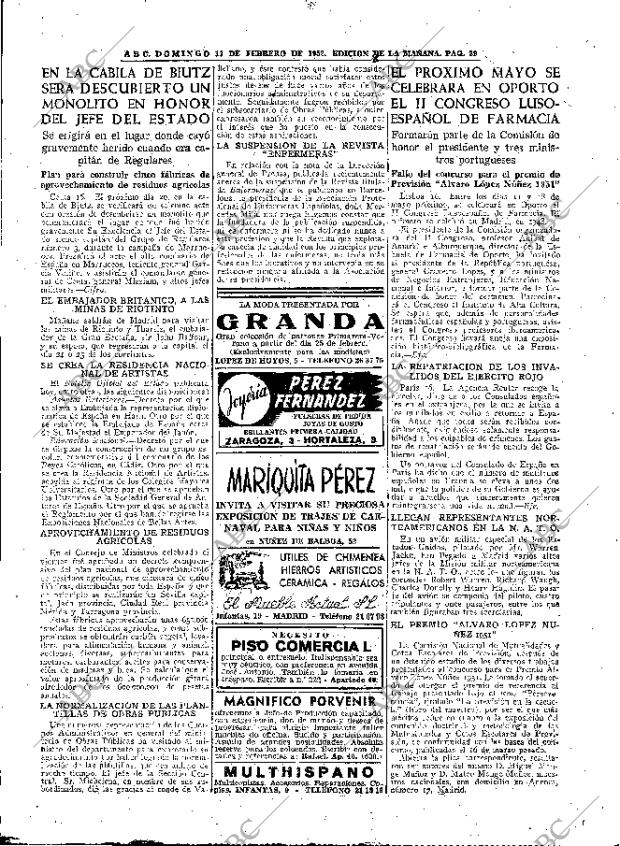 ABC MADRID 17-02-1952 página 29