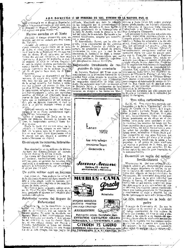 ABC MADRID 17-02-1952 página 32
