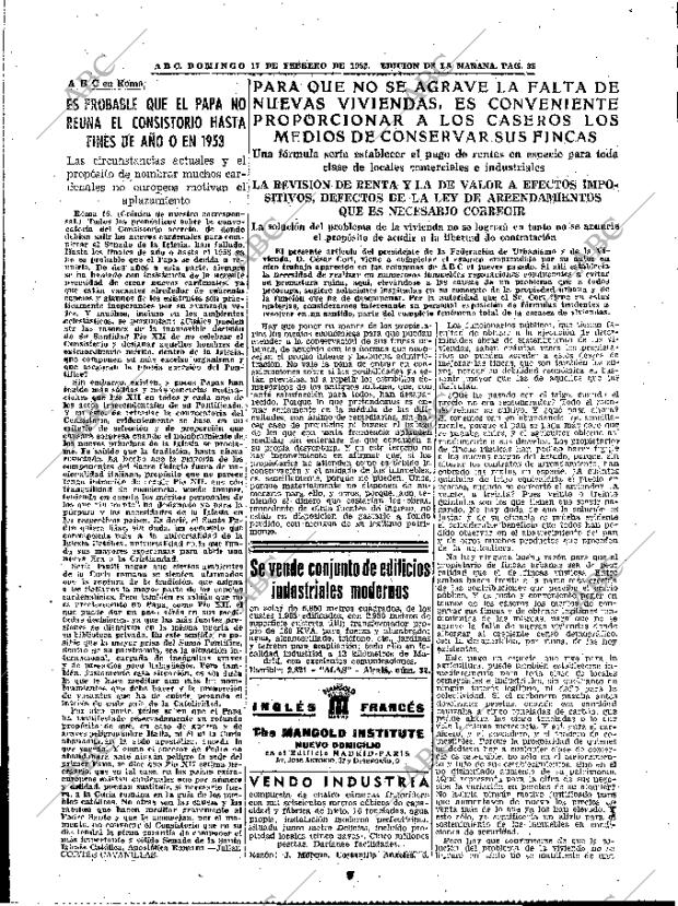 ABC MADRID 17-02-1952 página 35