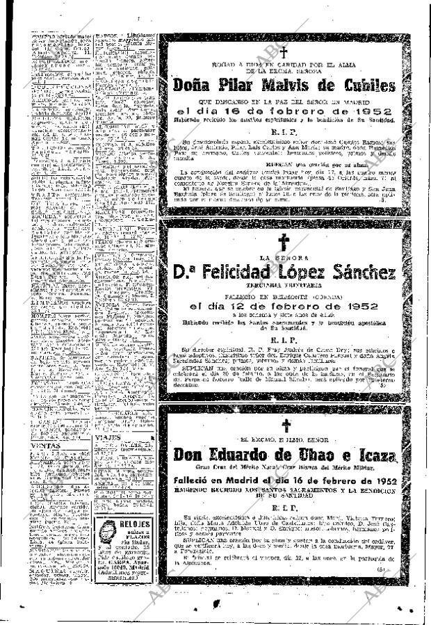 ABC MADRID 17-02-1952 página 45