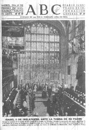 ABC MADRID 19-02-1952 página 1