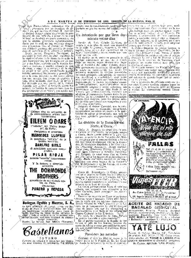 ABC MADRID 19-02-1952 página 22