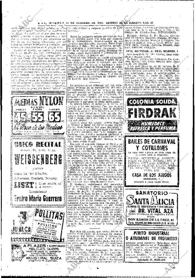 ABC MADRID 19-02-1952 página 26