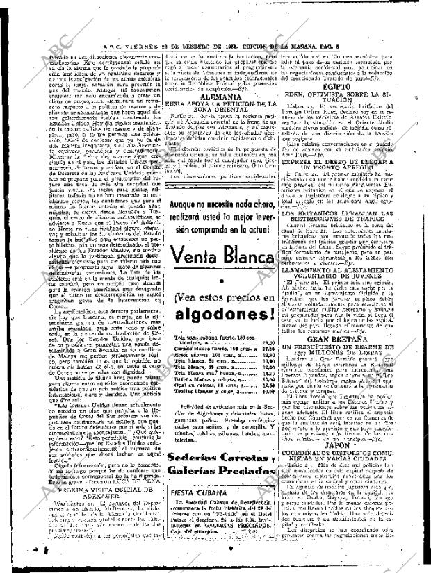 ABC MADRID 22-02-1952 página 8