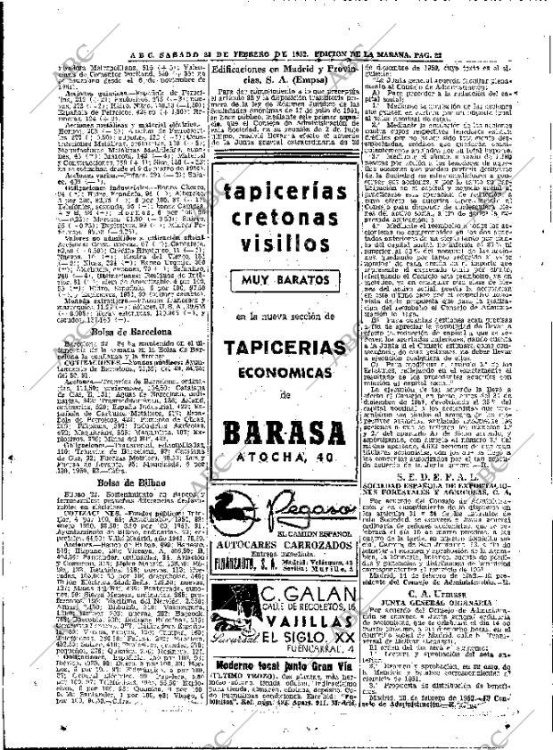 ABC MADRID 23-02-1952 página 22