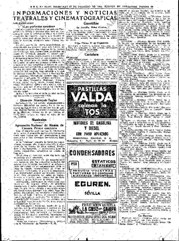 ABC SEVILLA 27-02-1952 página 19