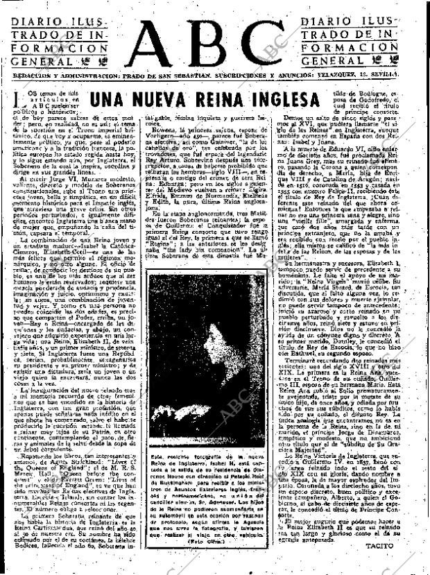 ABC SEVILLA 27-02-1952 página 3