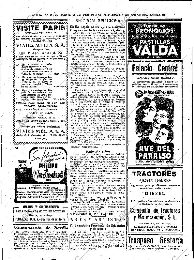 ABC SEVILLA 28-02-1952 página 12