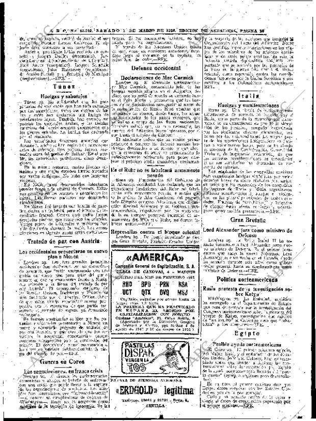 ABC SEVILLA 01-03-1952 página 10