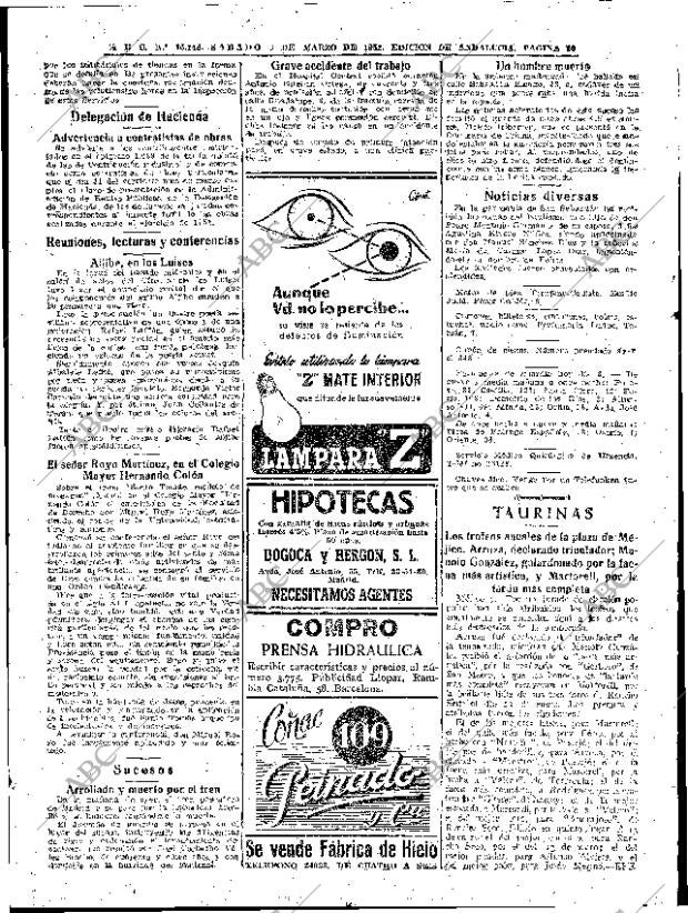 ABC SEVILLA 08-03-1952 página 16