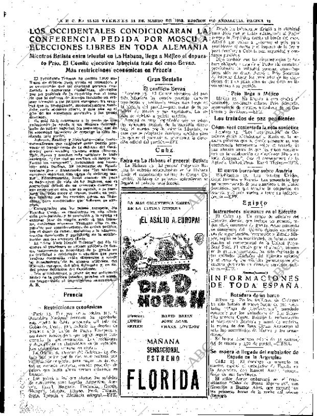 ABC SEVILLA 14-03-1952 página 11