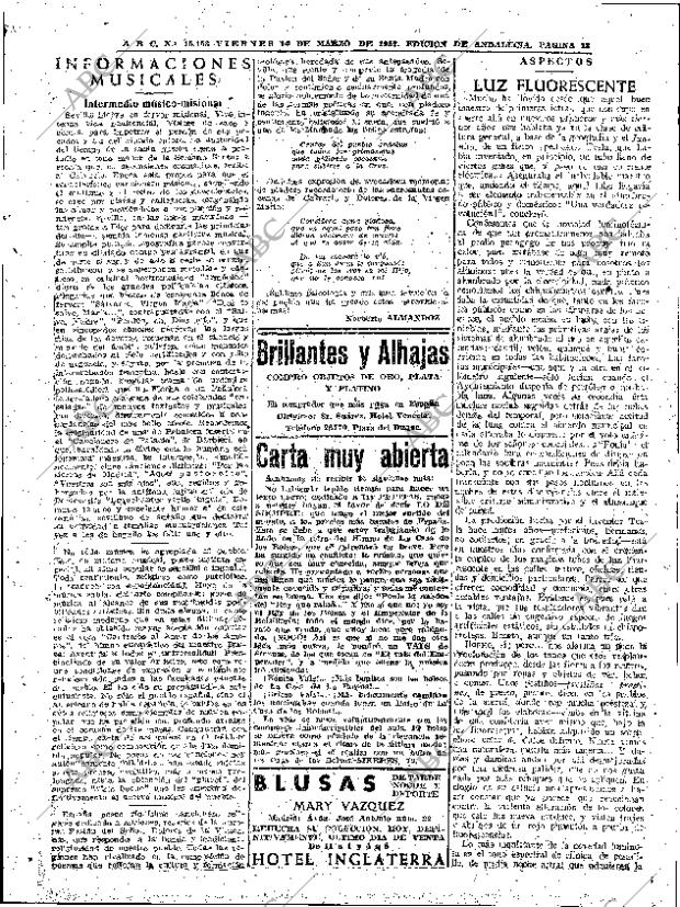 ABC SEVILLA 14-03-1952 página 13