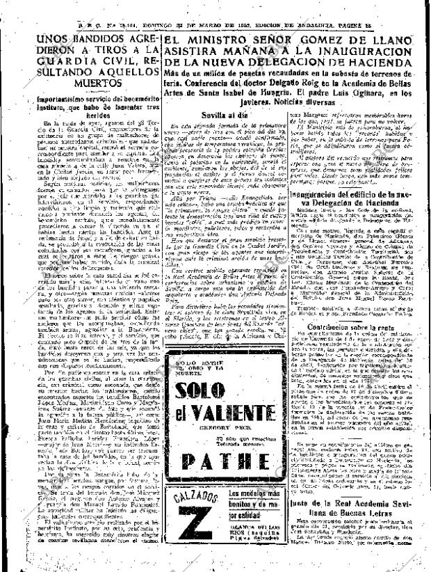 ABC SEVILLA 23-03-1952 página 15