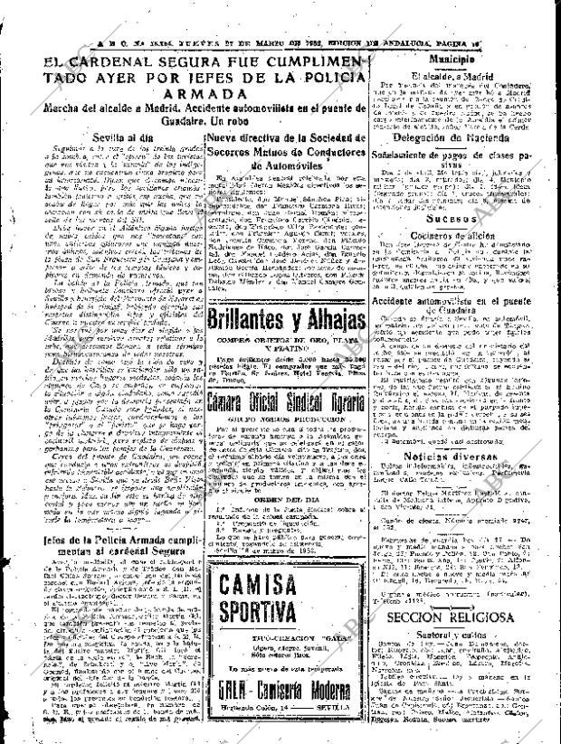 ABC SEVILLA 27-03-1952 página 15