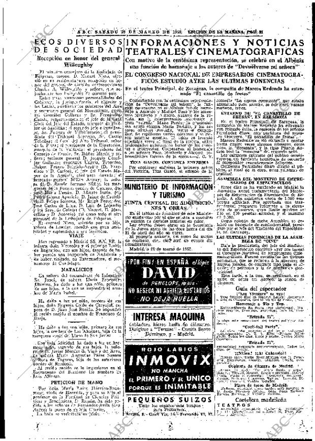 ABC MADRID 29-03-1952 página 31