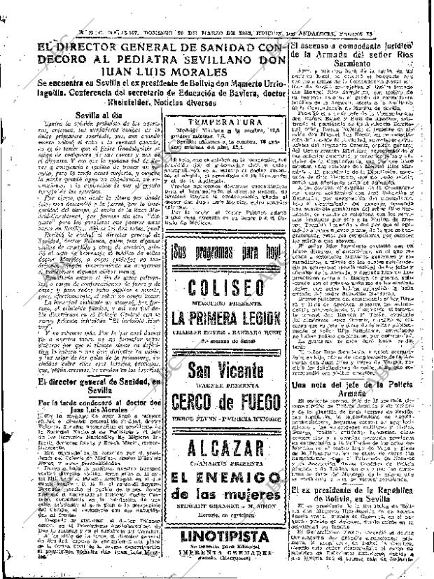 ABC SEVILLA 30-03-1952 página 15