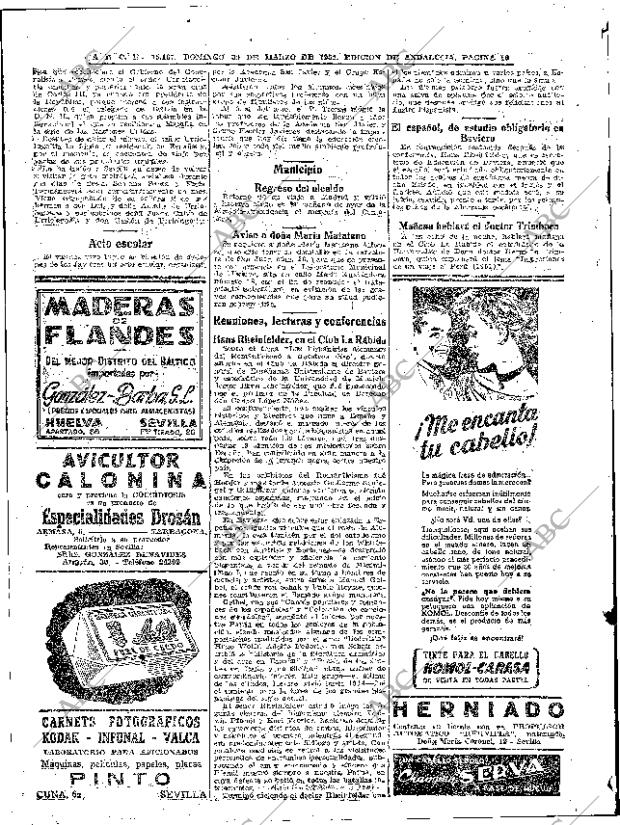 ABC SEVILLA 30-03-1952 página 16