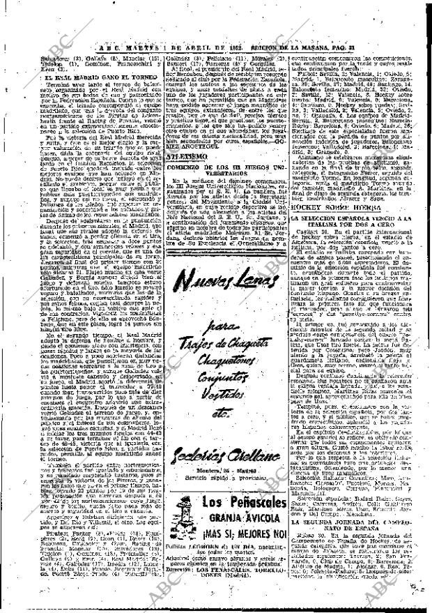 ABC MADRID 01-04-1952 página 31