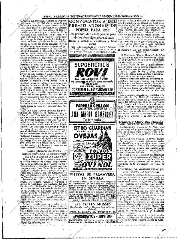ABC MADRID 05-04-1952 página 16