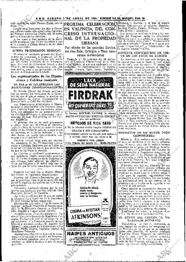 ABC MADRID 05-04-1952 página 18
