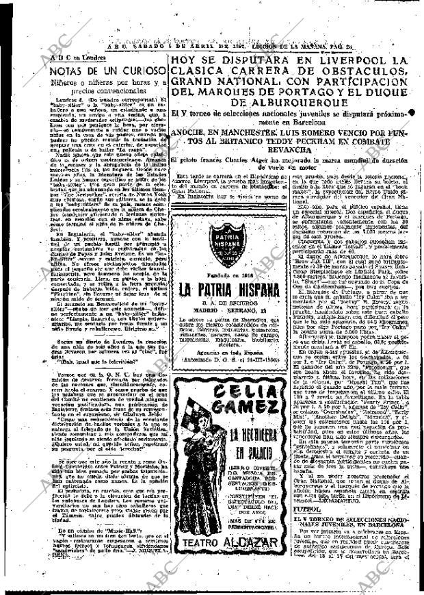ABC MADRID 05-04-1952 página 23