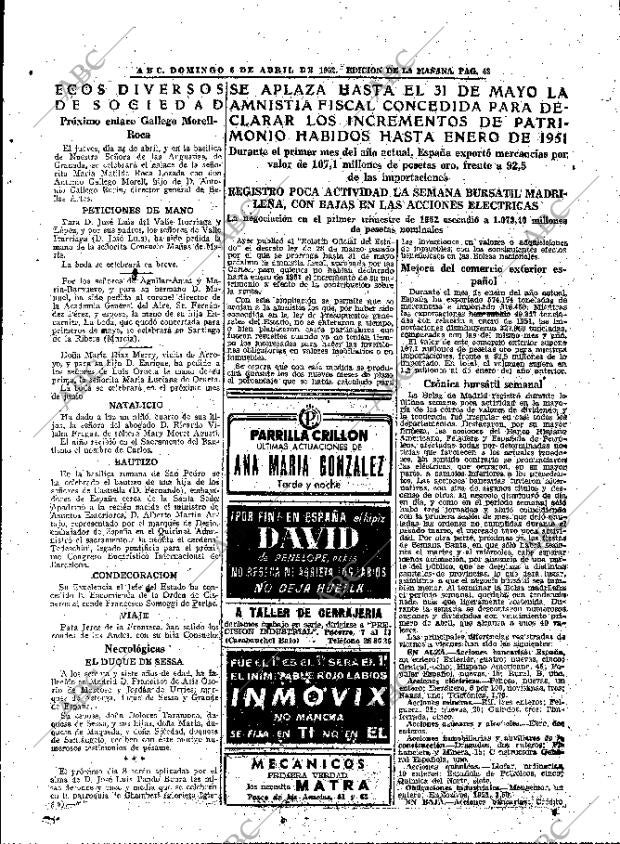 ABC MADRID 06-04-1952 página 41